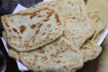 Moroccan Msemen Close Up
