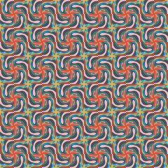 SEAMLESS HAND DRAWN ORGANIC SHAPES PATTERN TEXTURE COLORFUL TEMPLATE ABSTRACT BACKGROUND TRENDY DESIGN VECTOR