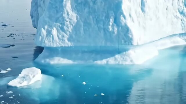 Iceberg Majesty A Glimpse into the Arctics Frozen Realm.