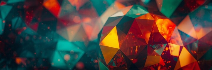 simple geometric Christmas background with a dreamlike atmosphere, featuring a blend of soft and bold colors, rich textures, and subtle film grain	
