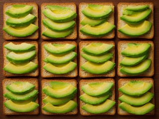 Creative avocado toast preparation home kitchen food photography bright setting overhead view healthy eating concept