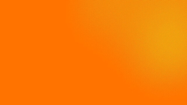 Abstract orange and yellow gradient wave background animation with halftone pattern and dot texture - Powered by Adobe
