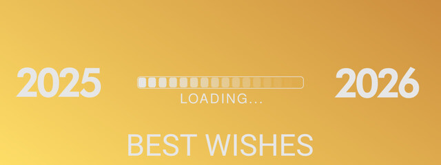 Happy new year - best wishes 2026 with colorful number. Perfect vector for poster banner greeting and new year 2026 celebration.