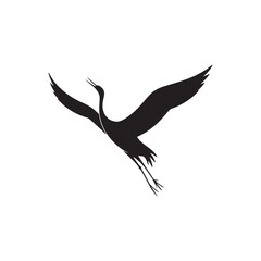 Crane  Silhouette design