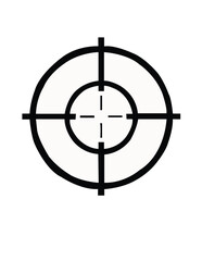 shooting target with bullet holes