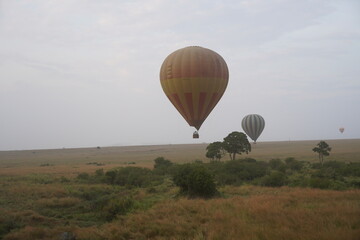 Obraz premium Hot Air Balloon Africa