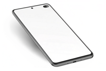 mobile phone with blank screen