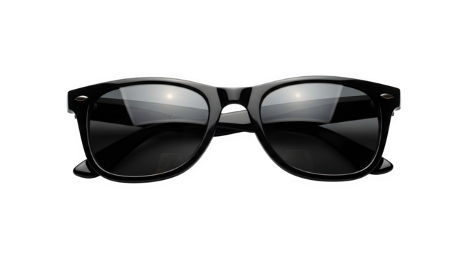 Stylish black sunglasses these classic shades offer protection from the sun and add a touch of cool to any outfit perfect for sunny days