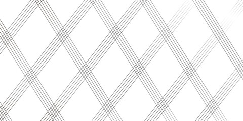Vector paper thin geometric oblique stripe diagonal black and white line gradient and diagonal dynamic. grid striped seamless pattern fabric design. abstract wave diagonal line pattern background.