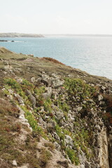 Pointe de Corsen à Plouarzel dans le Finistère en Bretagne - France - Europe - Pointe la plus à l'ouest de la France