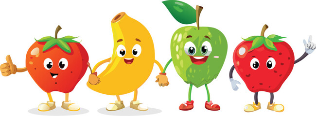 Obraz premium Spicy red chili peppers decorate a cute yellow cartoon baby chick illustration for a funny farm animal spring holiday celebration