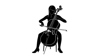 Powerful Red Eye Symbol With Rising Line Graph on White