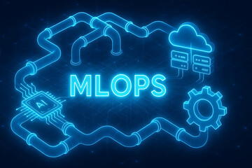 Artificial Intelligence (AI) in Technology Depiction Highlighting Intelligent Automation, Machine Learning Integration, Predictive Analytics, Cognitive Computing