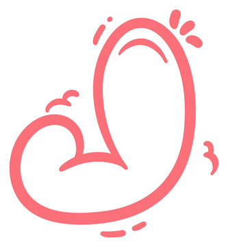 cute j alphabbet letter cloud with sparkle sticker