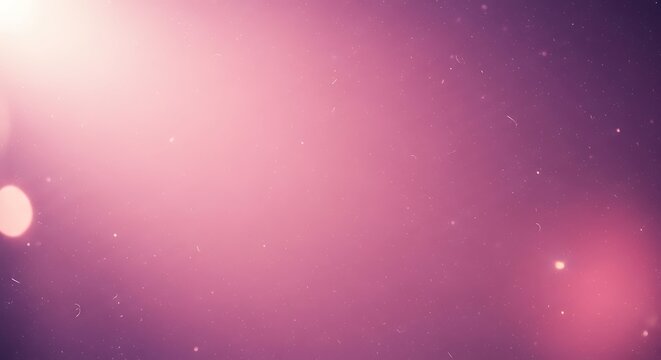 Soft pink purple gradient background with bokeh light and dust overlay illustration