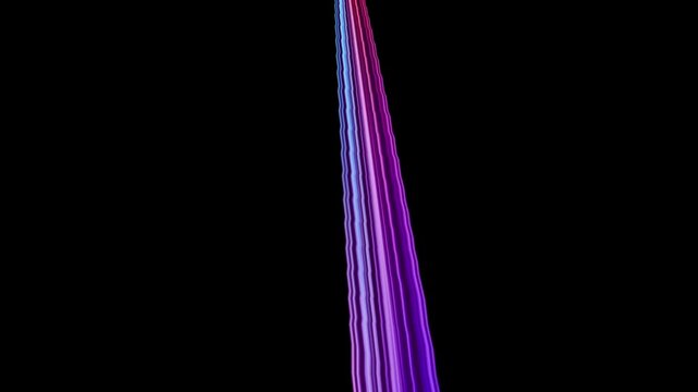 Energetic colorful stripe transition featuring abstract rainbow tones and quick movement for upbeat projects.