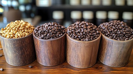 Coffee Bean Tasting Experience in Artisan Shops