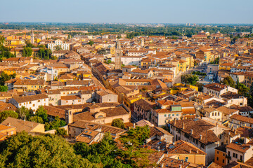 Veronetta rooftops and Santa Maria in Organo