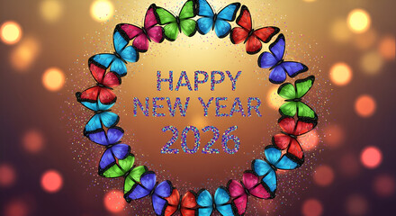 Happy New Year 2026, 2026 New Year,