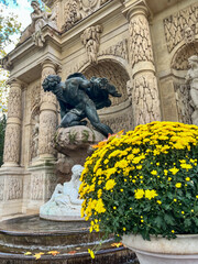Medici fountain Polyphemus sculpture jardin du Luxembourg Paris