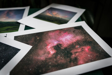 Photo prints on matte photo paper