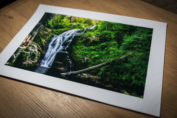 Photo prints on matte photo paper