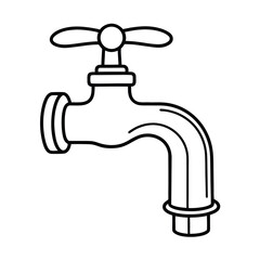 faucet with water drop