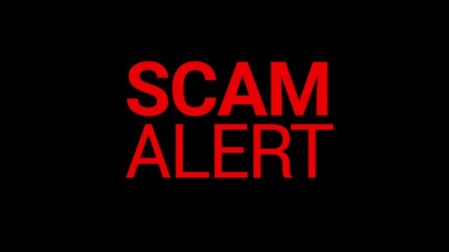 scam alert text