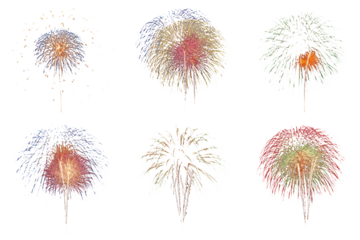 Spectacular fireworks display captures the festive spirit with vibrant bursts of color for celebrations, festivals, and patriotic events under a night sky