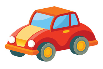 toy car on white background