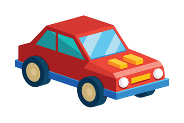 toy car on white background