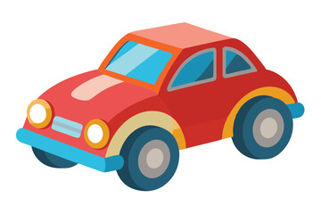 toy car on white background
