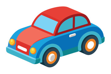 toy car on white background