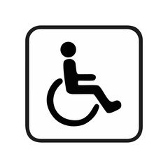 Toilet icon set. WC sign. Washroom, male, female, unisex accessible, baby changing table room, shower, handicap.         Public bathroom pictogram.  