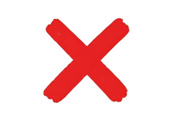 Obraz premium Red cross symbol