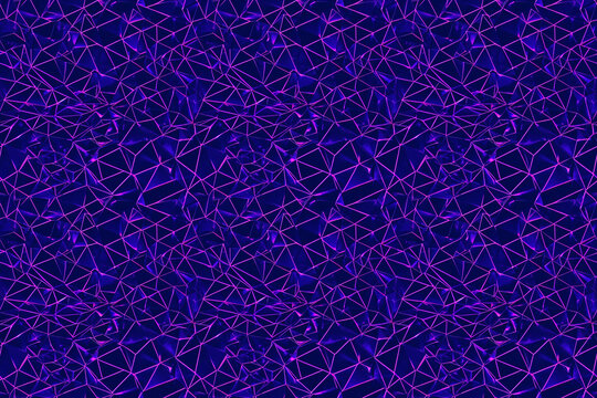 Unusual seamless modern abstract geometric design. Vibrant holographic play, unconventional futuristic shapes. Perfect for fashion, creative packaging, digital art, event decor.