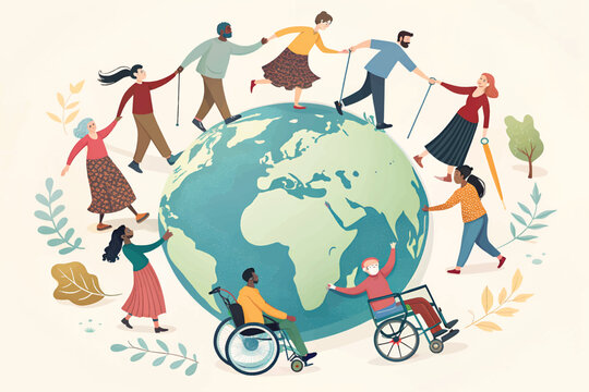 Inclusion people around the world