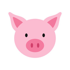 A pig Head Vector Illustration