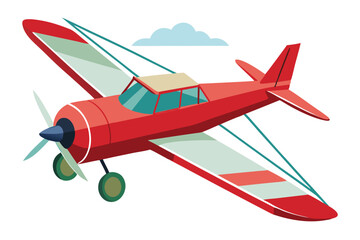 skywriting plane on white background © Brojendra