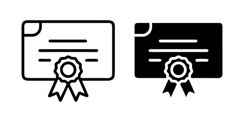 Education icon, Diploma Icon for Graduation, Achievement, and Education Design