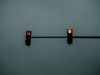 traffic light on the road