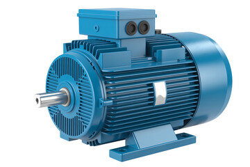 Powerful industrial electric motor for heavy machinery and manufacturing applications, showcasing modern engineering and robust design.