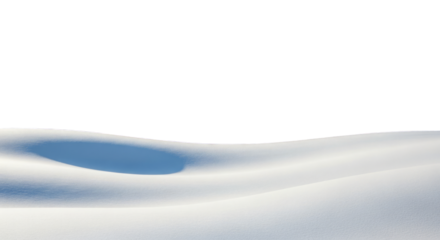 Abstract winter landscape with sky hole scenic background on transparent background