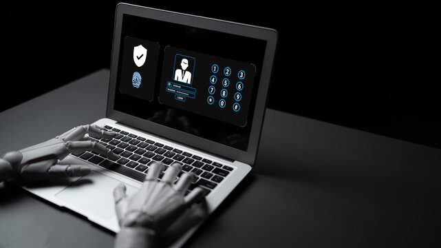 An AI based multi factor authentication system for digital security. Using AI with biometrics and PIN codes for secure user login. Motif
