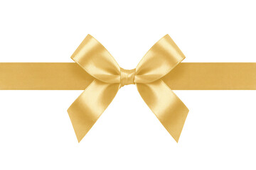 Elegant golden ribbon bow and silk sash perfect for gifts, celebrations, and adding a touch of luxury to special occasions, ideal for any project