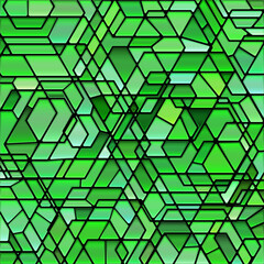 abstract vector stained-glass mosaic background