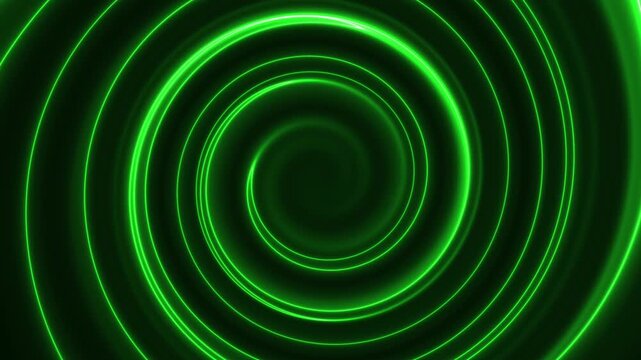 Green swirl light effect Abstract shining background