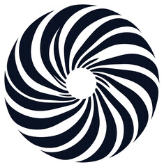 PNG Spiral elements icon geometric abstract swirling.