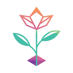 flower logo design