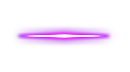 Purple neon line sign isolated on transparent background. Bright modern neon design with glowing edges. Digital neon art element glowing line PNG. Electric glow effect